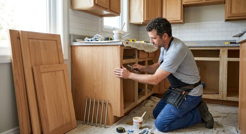 Oak Cabinet Remodeling in Dayton, OH